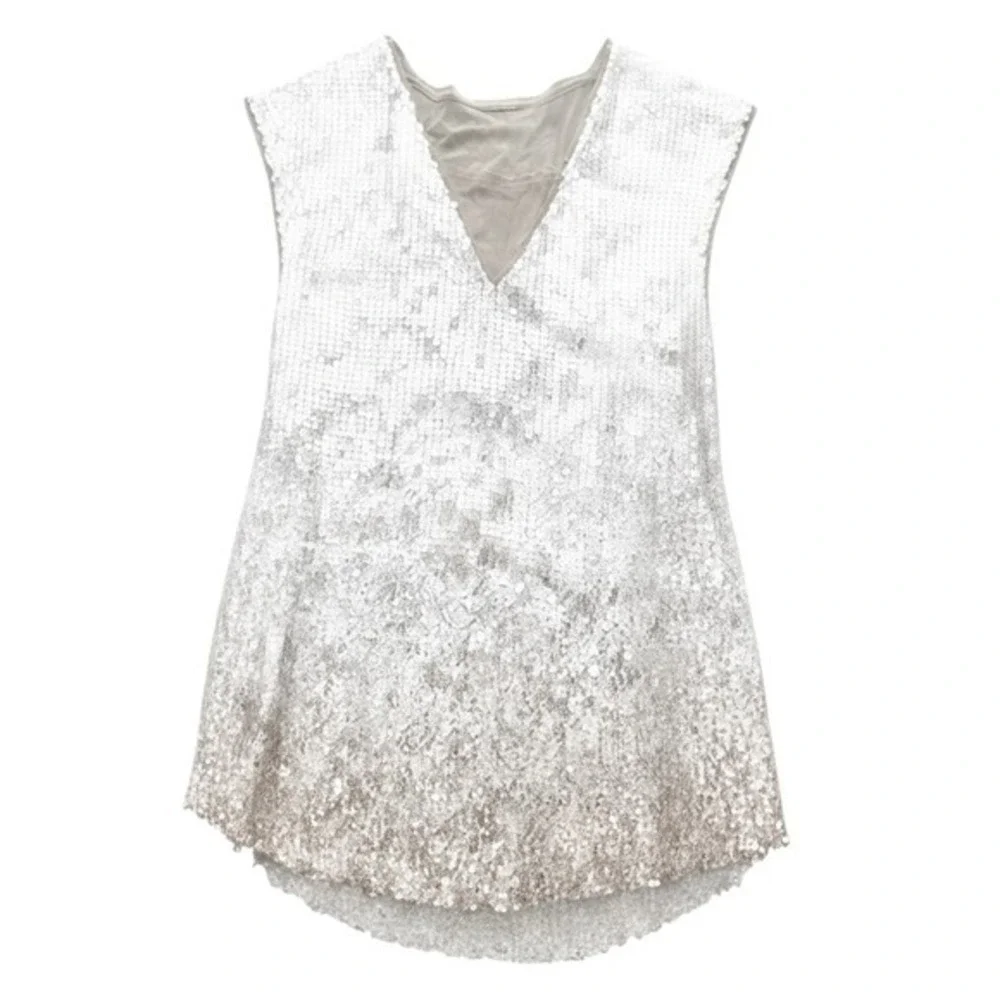 Free People Midnight Dreamer Shattered Glass Minidress‎ Going Out Y2K Glamorous